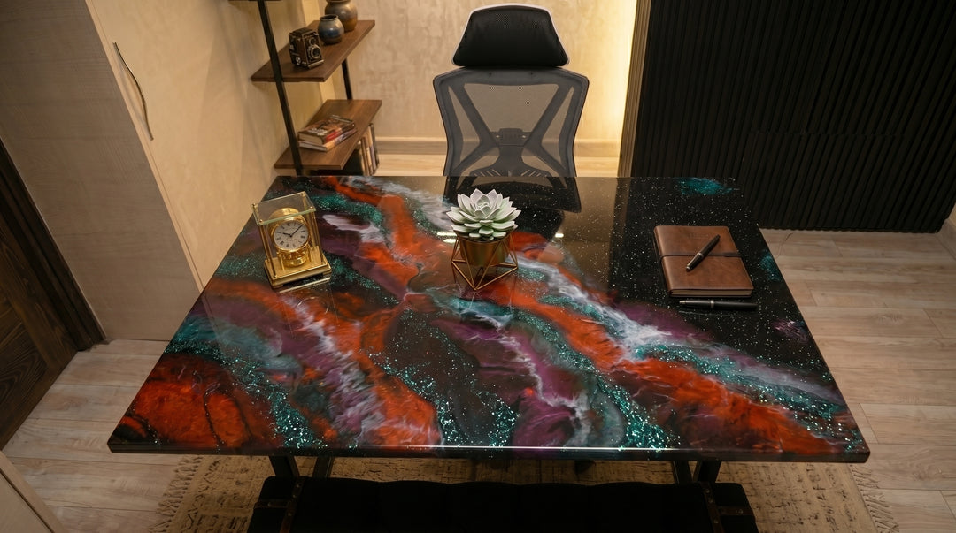 Luxury Epoxy Resin Executive Desk