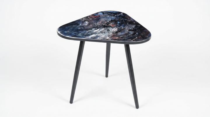 Modern Resin Accent Table