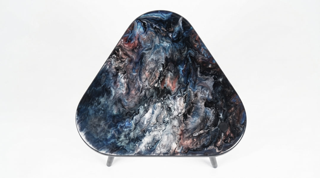 Modern Resin Accent Table