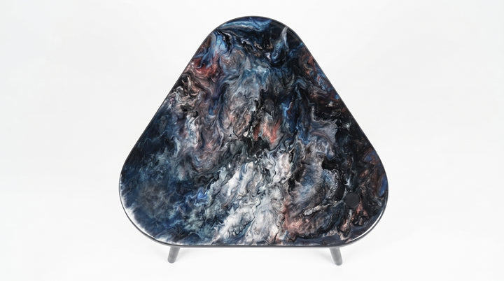 Modern Resin Accent Table