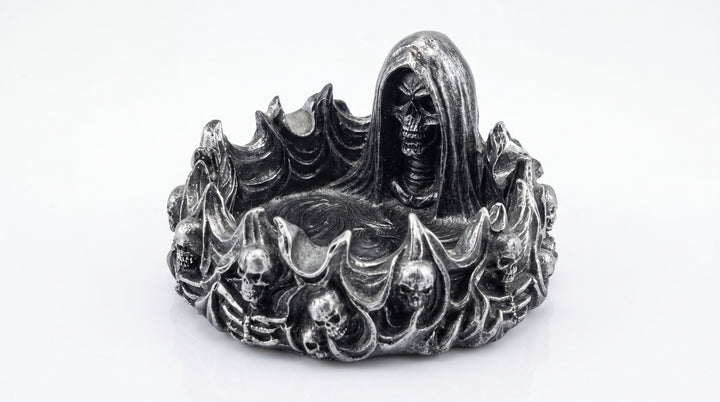 Antique Silver Decorative Resin Dish