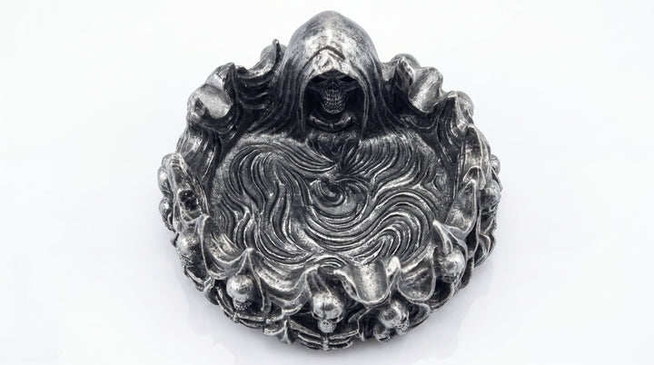 Antique Silver Decorative Resin Dish