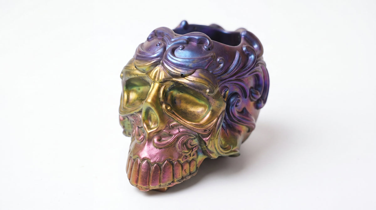 Pourroom Signature Skull Planter