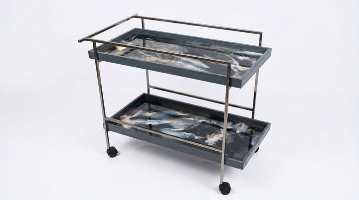 Luxury 2-Tier Serving Trolley